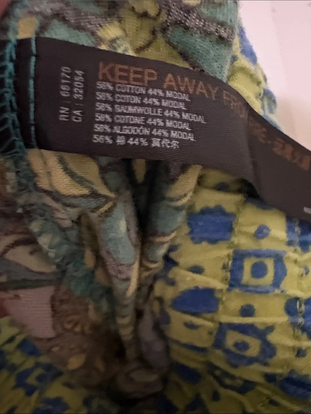Anthropologie Alexandra Farmer Secret Garden Floral Butterfly Pajama Pants - Picture 9 of 9